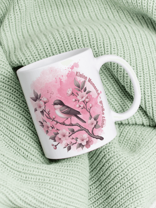 KLEINE MOMENTE - GROSSE LIEBE Tasse - Alles auf Anfang - personalisierte Geschenke für Frauen