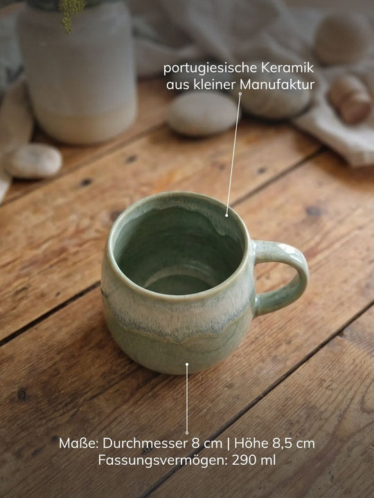 Keramiktasse Ocean - achtsame Geschenke für Frauen bei Alles auf Anfang aus Bedburg NRW