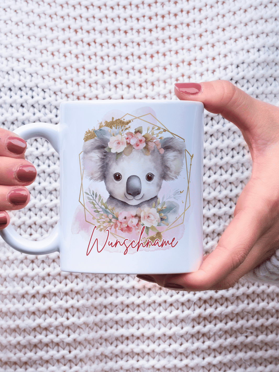 Keramiktasse Koala - achtsame Geschenke für Frauen bei Alles auf Anfang, Bedburg NRW