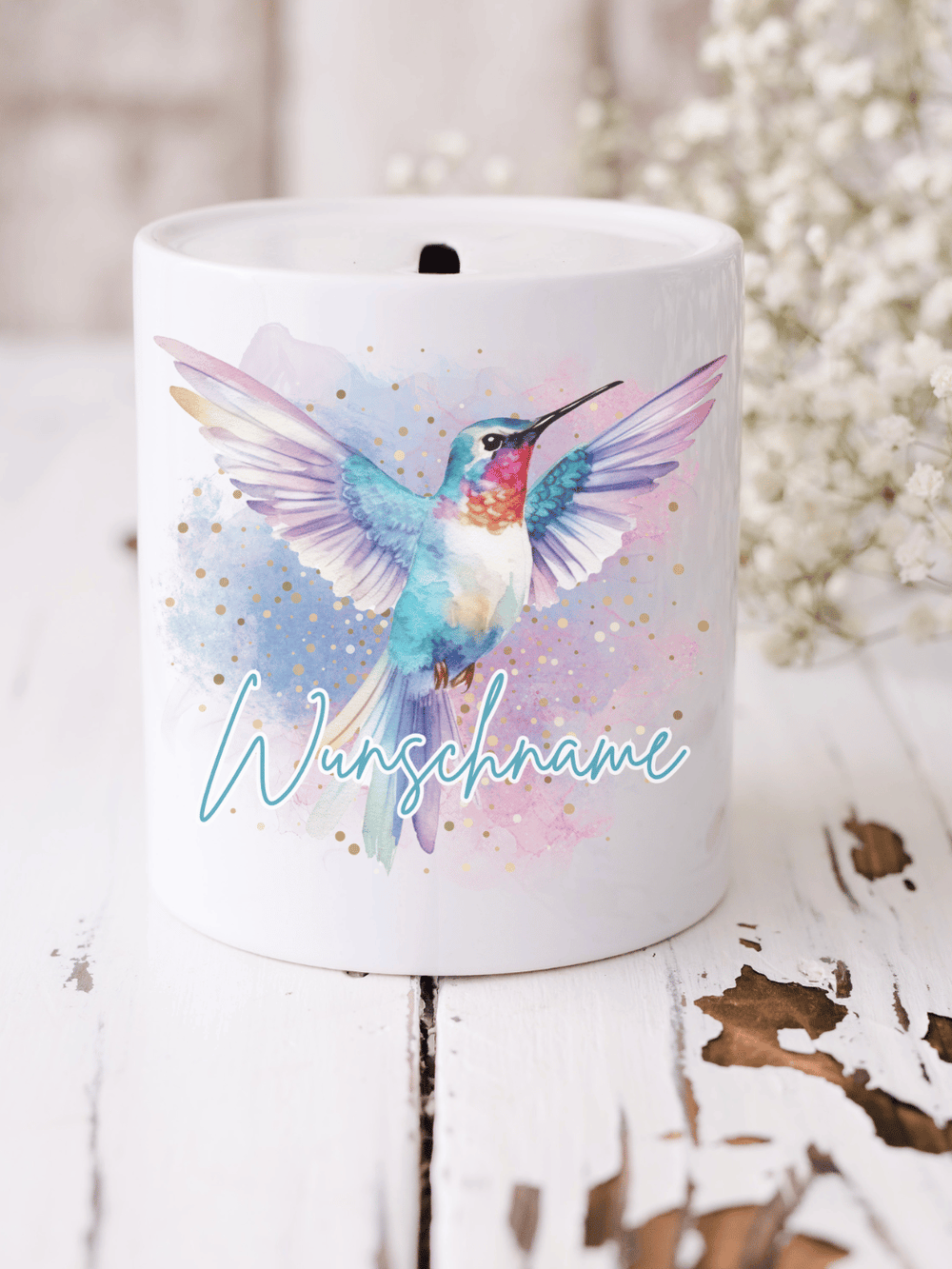 KOLIBRI Spardose - Alles auf Anfang - personalisierte Geschenke für Frauen