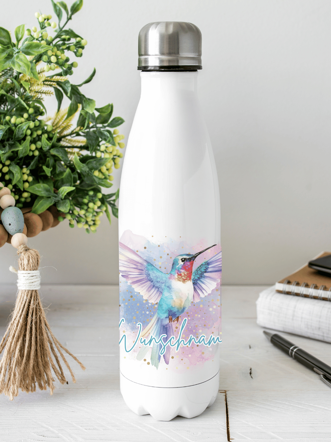 KOLIBRI Trinkflasche - Alles auf Anfang - personalisierte Geschenke für Frauen