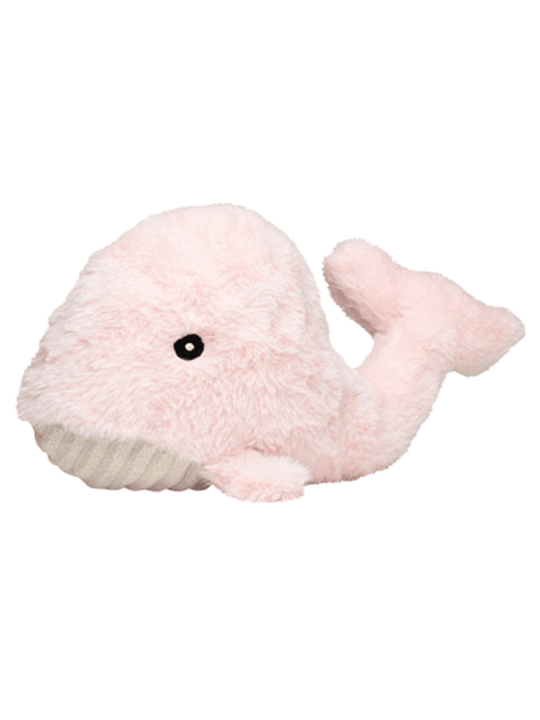 Stofftier Kuschel-Wal FINJA in rosa - ideal als Geschenk zur Geburt, Taufe und für Babys