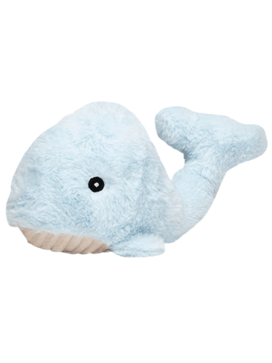 Stofftier Kuschel-Wal FINJA hellblau - ideal als Geschenk zur Geburt, Taufe und für Babys
