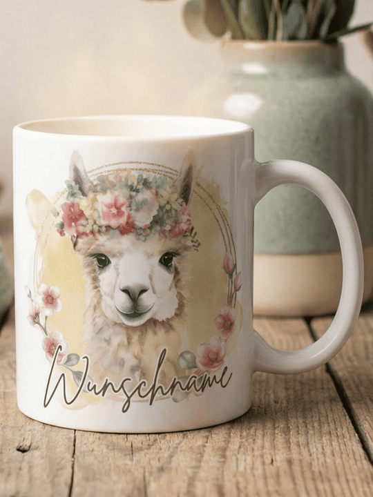 LAMA Tasse - Alles auf Anfang - personalisierte Geschenke für Frauen