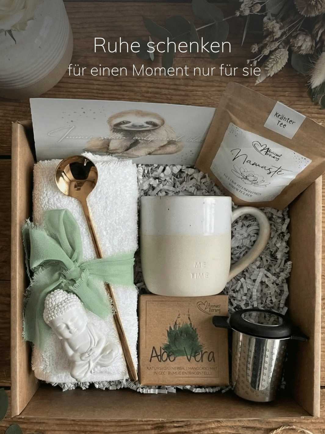 Geschenkbox Me-Time - achtsame Geschenke für Frauen bei Alles auf Anfang aus Bedburg NRW
