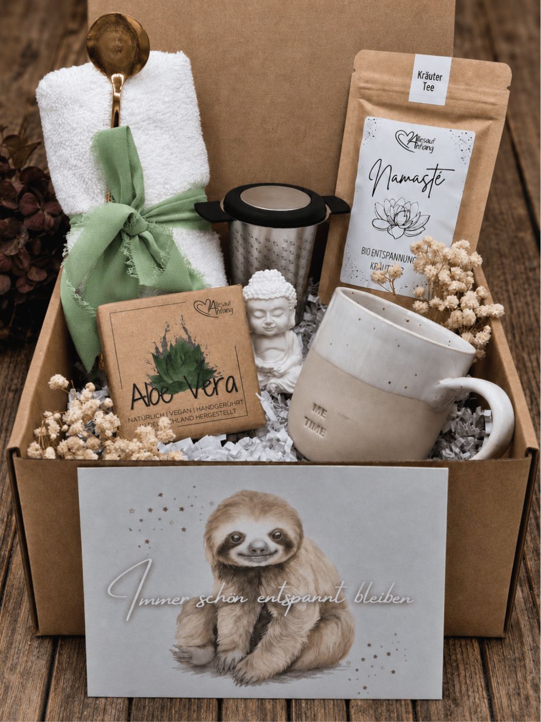 Geschenkbox Me-Time - achtsame Geschenke für Frauen bei Alles auf Anfang aus Bedburg NRW