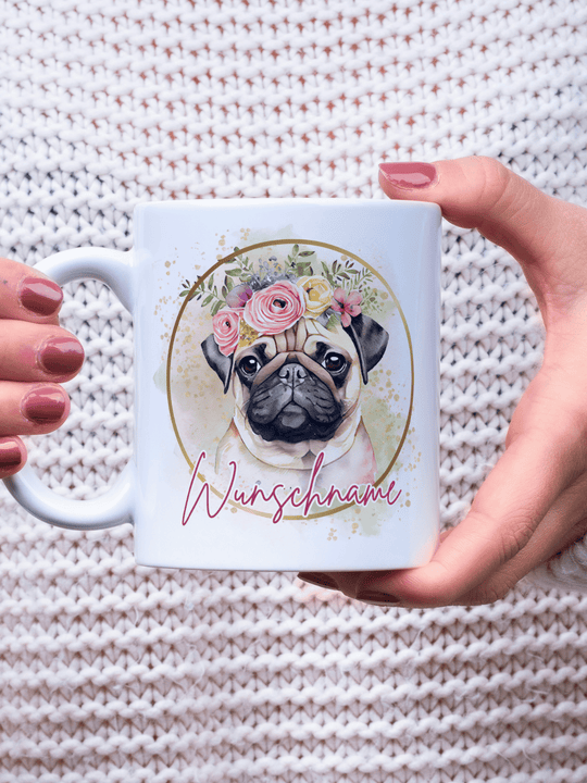 MOPS Tasse - Alles auf Anfang - personalisierte Geschenke für Frauen