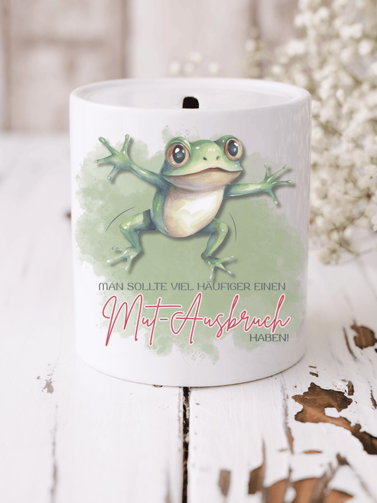 MUT - AUSBRUCH Spardose - Alles auf Anfang - personalisierte Geschenke für Frauen