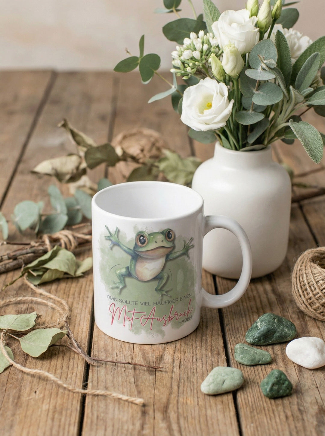MUT - AUSBRUCH Tasse - Alles auf Anfang - personalisierte Geschenke für Frauen