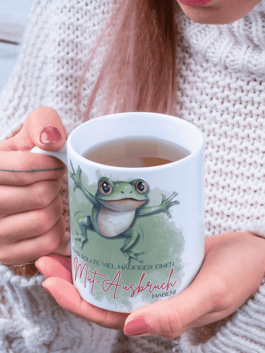 MUT - AUSBRUCH Tasse - Alles auf Anfang - personalisierte Geschenke für Frauen