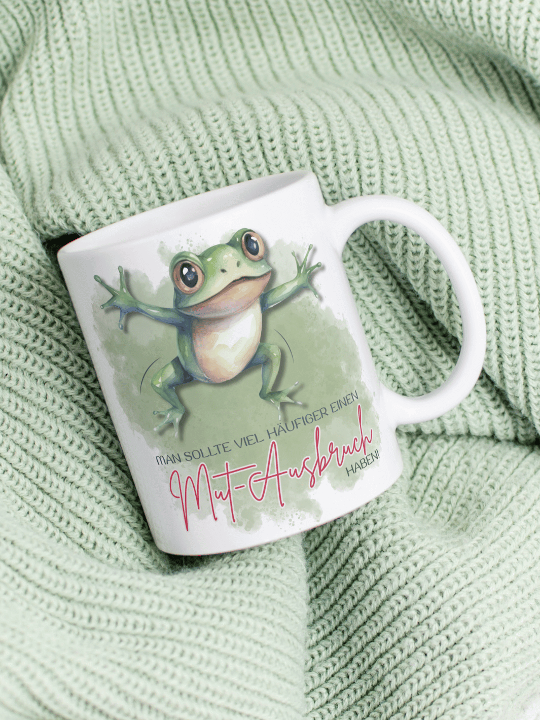 MUT - AUSBRUCH Tasse - Alles auf Anfang - personalisierte Geschenke für Frauen