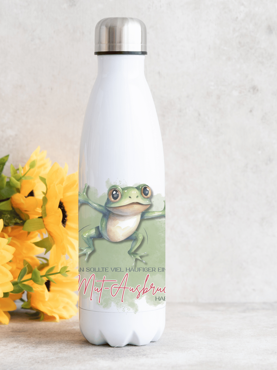 MUTAUSBRUCH Trinkflasche - Alles auf Anfang - personalisierte Geschenke für Frauen