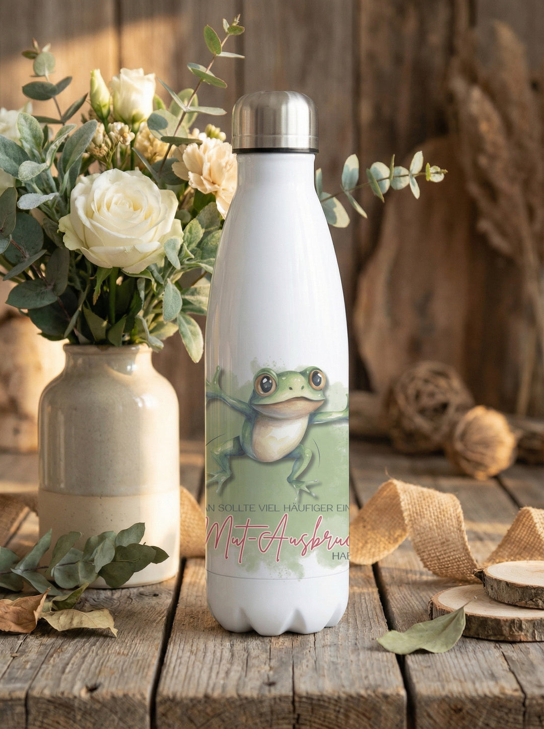 MUTAUSBRUCH Trinkflasche - Alles auf Anfang - personalisierte Geschenke für Frauen