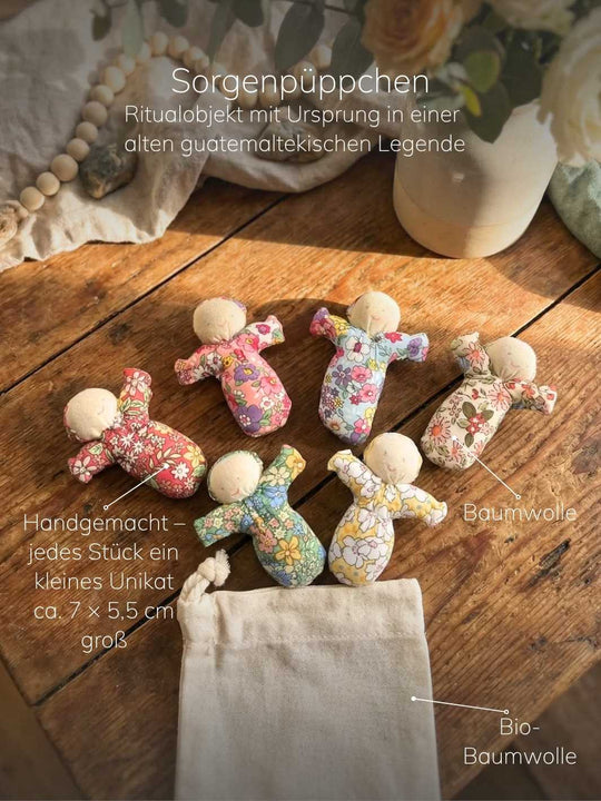 Sorgenpüppchen - achtsame Geschenke für Frauen, Alles auf Anfang