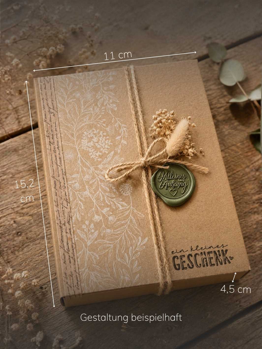 Geschenkbox DIN A6 - achtsame Geschenke für Frauen, Alles auf Anfang