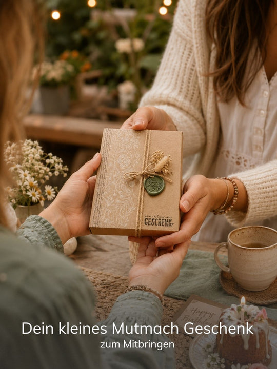 Mutmoment Mini-Geschenkbox. Achtsame Geschenke für Frauen, Alles auf Anfang