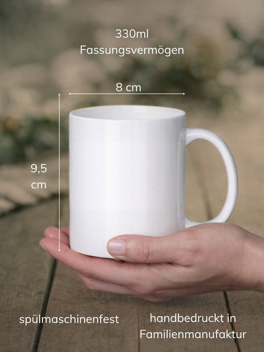 Größenangaben Keramiktasse. Achtsame Geschenke für Frauen bei Alles auf Anfang