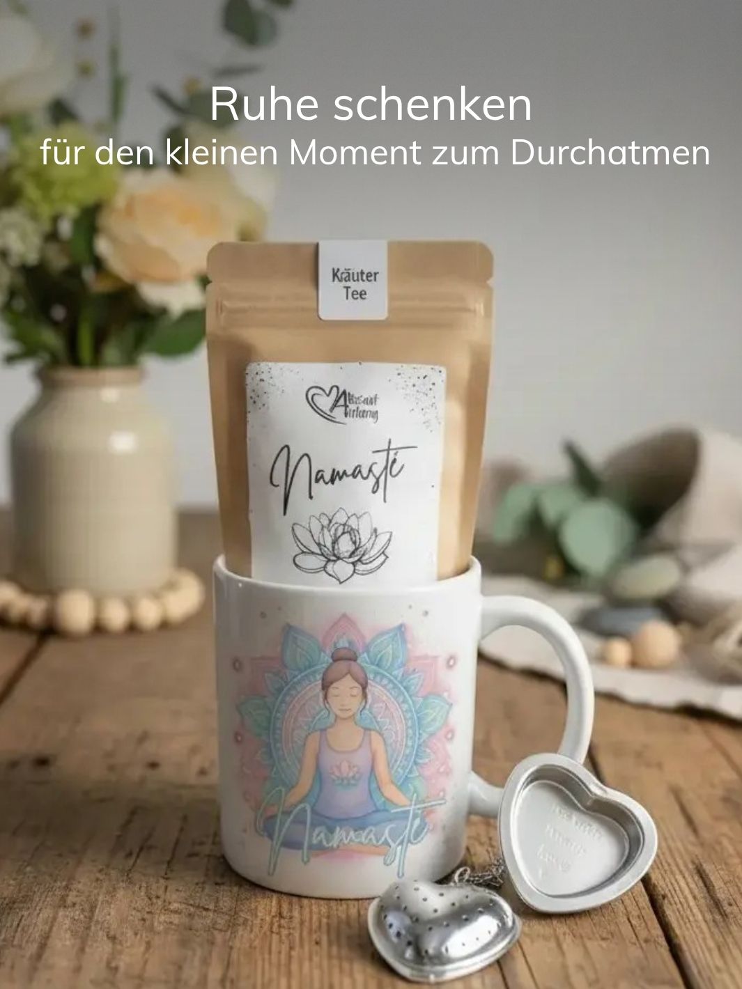 Geschenkeset Namaste. Achtsame Geschenke für Frauen bei Alles auf Anfang