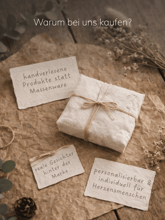 Warum du in unserer Manufaktur kaufen solltest. Achtsame Geschenke für Frauen bei Alles auf Anfang in Bedburg, NRW