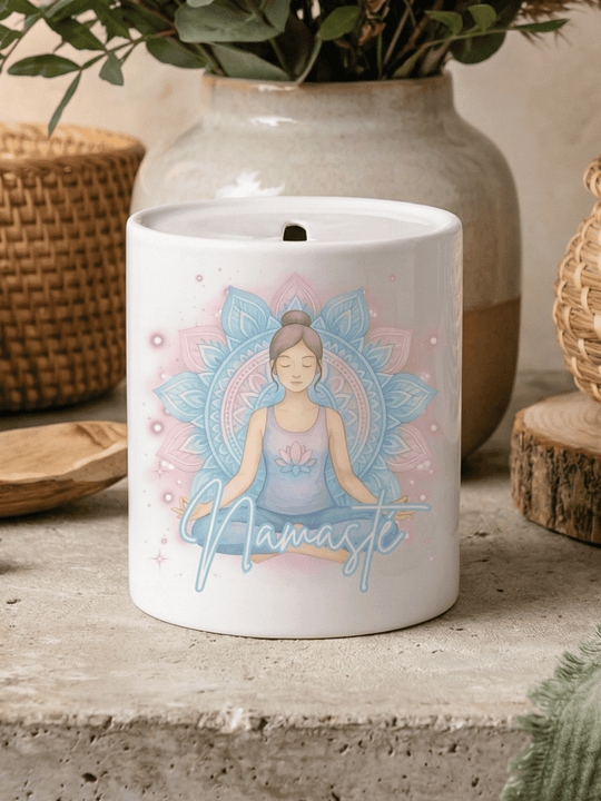 NAMASTE YOGA Spardose - Alles auf Anfang - personalisierte Geschenke für Frauen