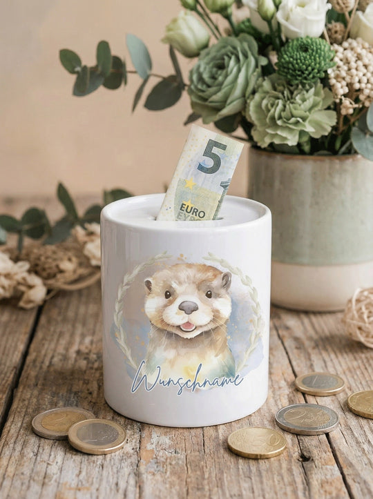 OTTER Spardose - Alles auf Anfang - personalisierte Geschenke für Frauen