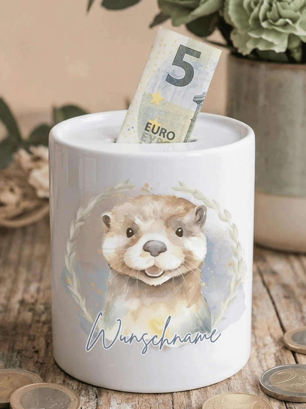 OTTER Spardose - Alles auf Anfang - personalisierte Geschenke für Frauen