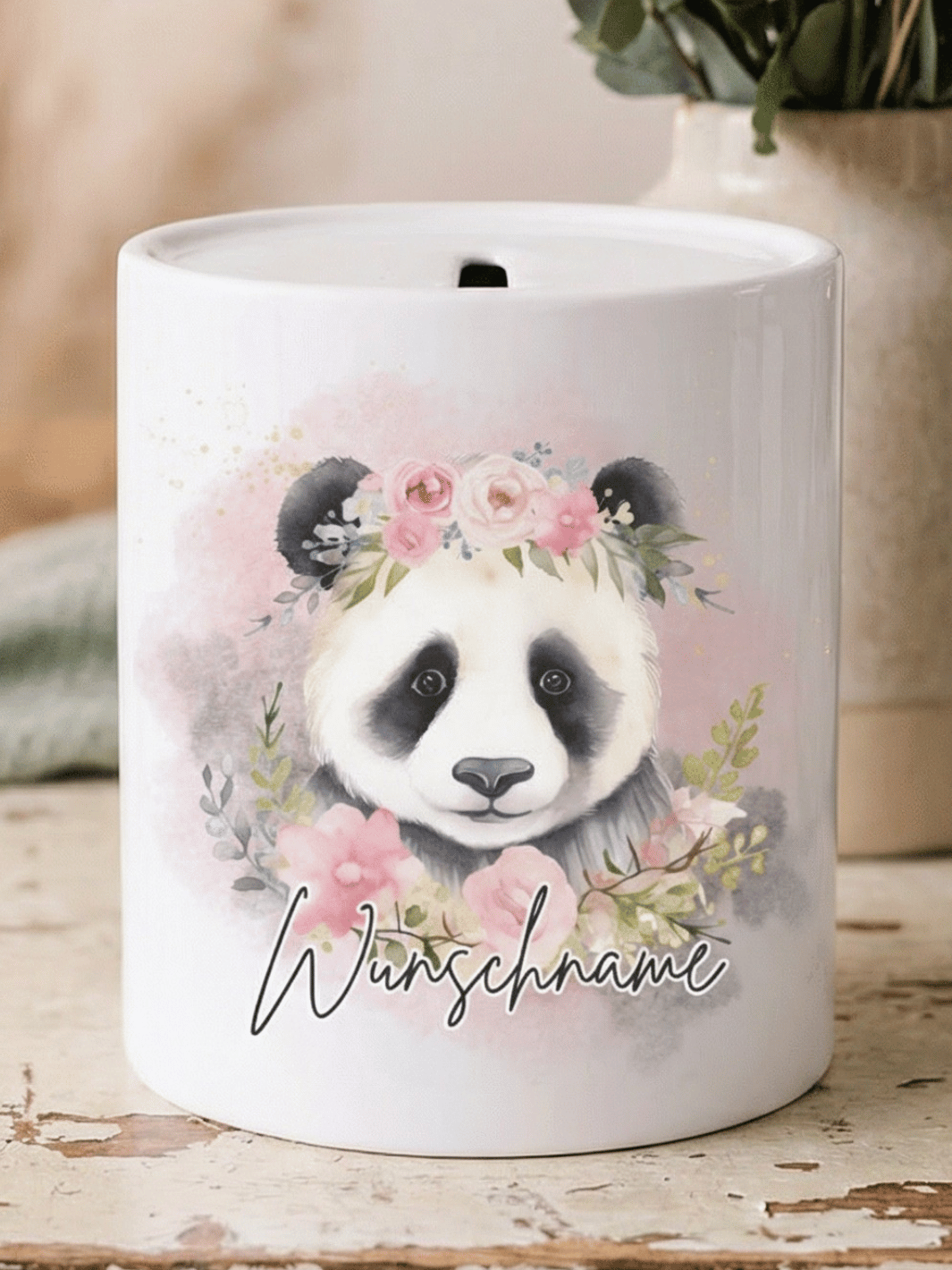 PANDA Spardose - Alles auf Anfang - personalisierte Geschenke für Frauen