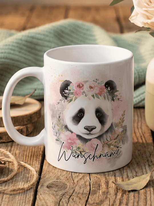 PANDA Tasse - Alles auf Anfang - personalisierte Geschenke für Frauen