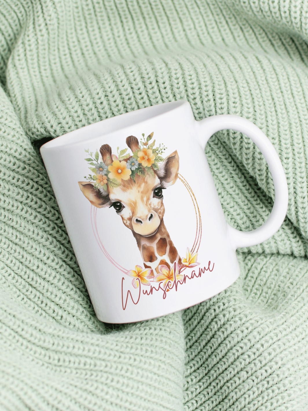 Personalisierbare Keramiktassen, handgefertigt in Deutschland, individuelles Geschenk für Freundin, nachhaltige Tasse für Kaffee oder Tee, liebevoll gestaltetes Motiv, personalisierbar mit Name