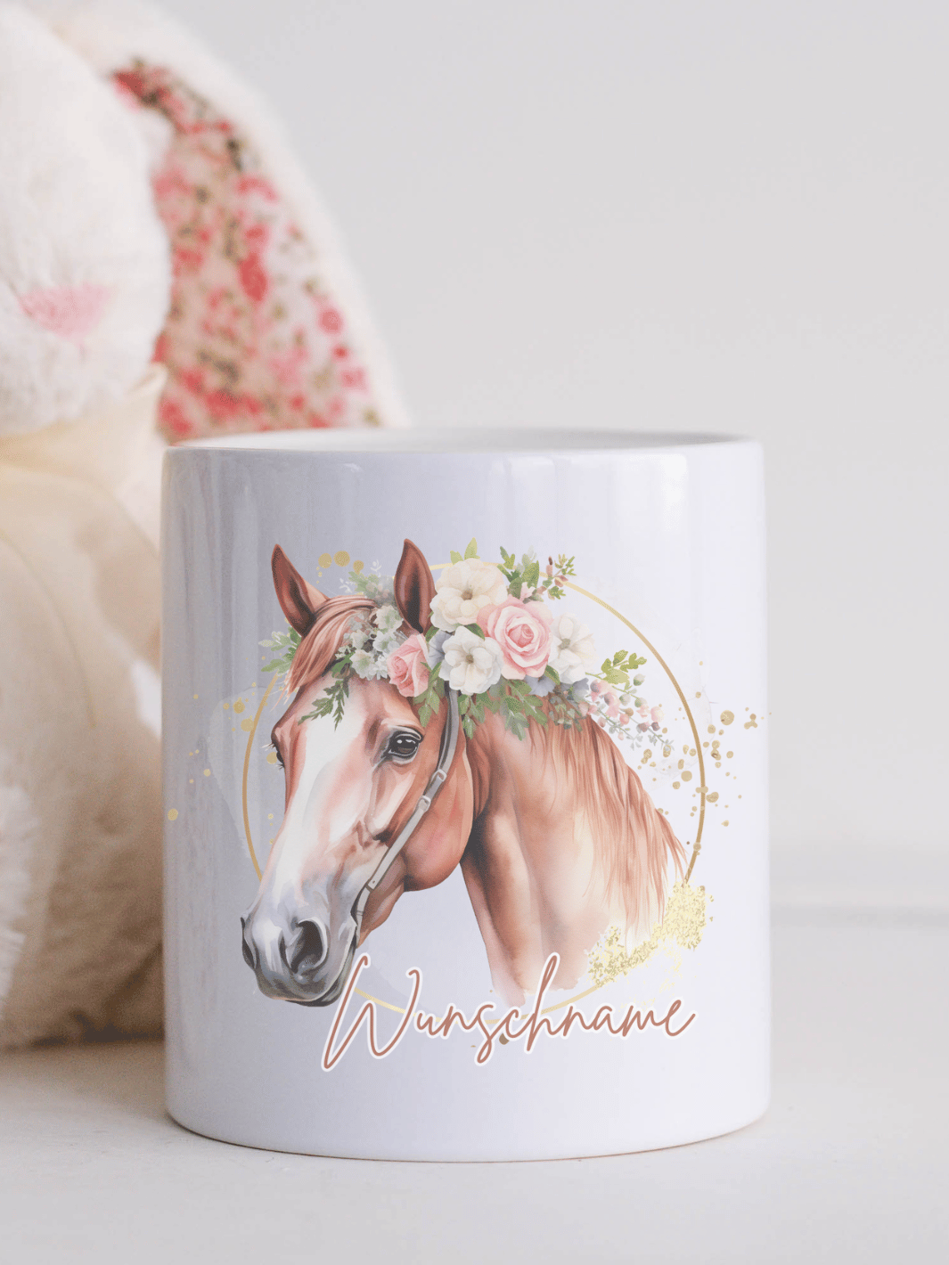 Keramikspardose Pferd personalisiert - achtsame Geschenke für Frauen bei Alles auf Anfang in Bedburg, NRW