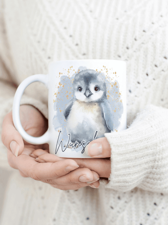 PINGUIN Tasse - Alles auf Anfang - personalisierte Geschenke für Frauen
