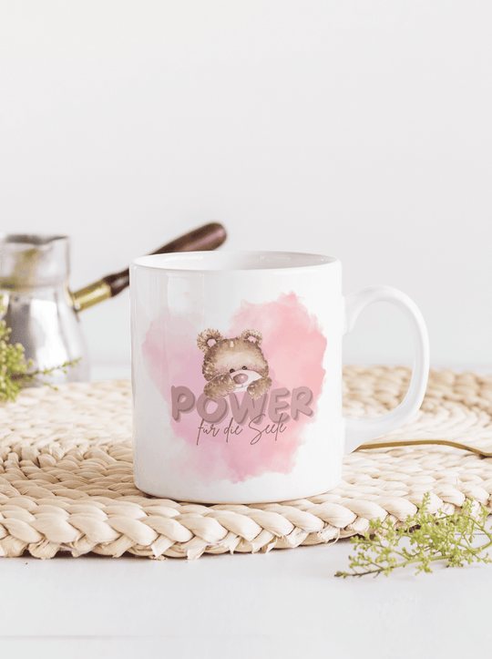 Geschenke für Herz &amp; Seele - ideale Geschenkidee für die Freundin - POWER FÜR DIE SEELE Tasse