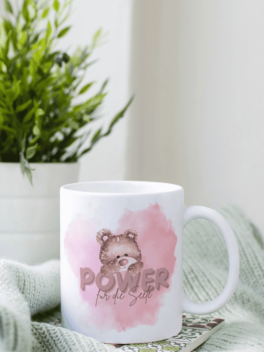 Power für die Seele Tasse personalisiert. Achtsame Geschenke für Frauen und Mädchen bei Alles auf Anfang in Bedburg, NRW