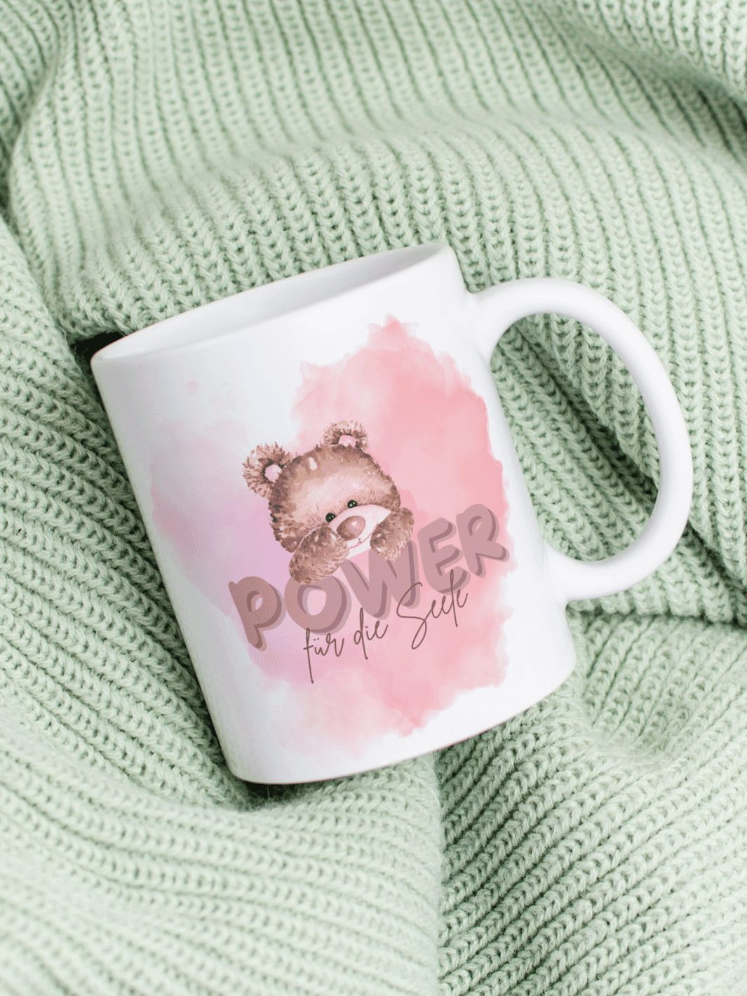 Power für die Seele Tasse personalisiert. Achtsame Geschenke für Frauen und Mädchen bei Alles auf Anfang in Bedburg, NRW