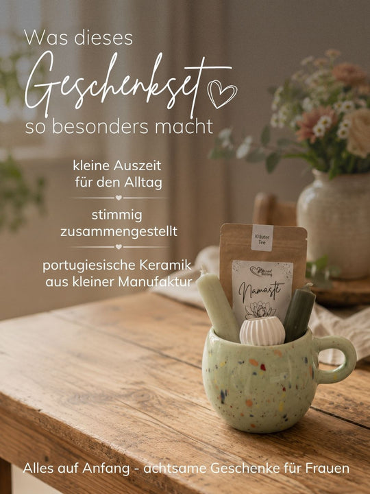 RAINBOW GREEN – Kleines Geschenkset. Achtsame Geschenke für Frauen bei Alles auf Anfang