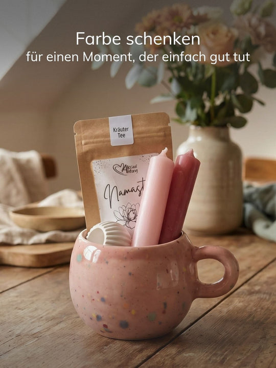 RAINBOW ROSE– Kleines Geschenkset. Achtsame Geschenke für Frauen bei Alles auf Anfang