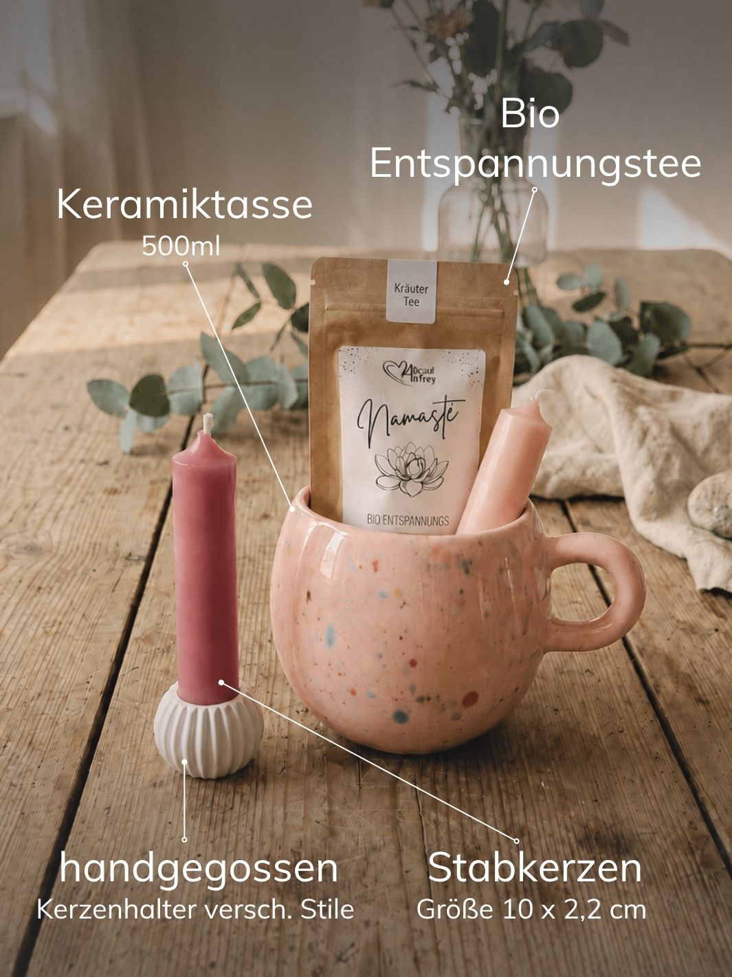 RAINBOW ROSE– Kleines Geschenkset. Achtsame Geschenke für Frauen bei Alles auf Anfang
