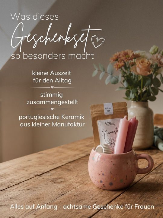 RAINBOW ROSE– Kleines Geschenkset. Achtsame Geschenke für Frauen bei Alles auf Anfang