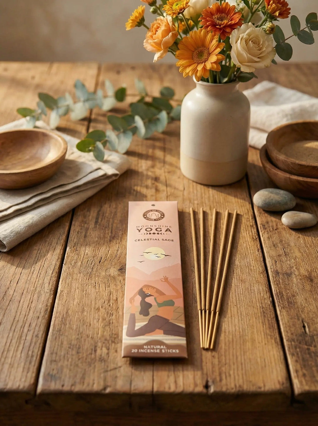 RÄUCHERSTÄBCHEN Moonshine Yoga Celestial Sage - Alles auf Anfang - personalisierte, achtsame Geschenke für Frauen