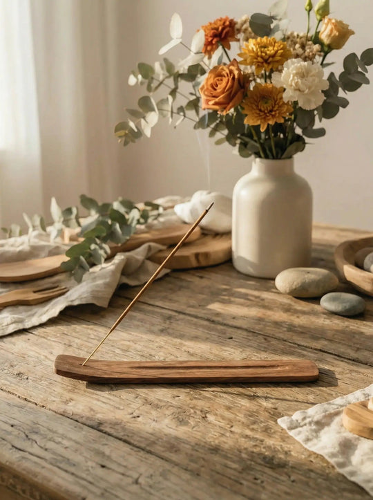 RÄUCHERSTÄBCHENHALTER natur - Alles auf Anfang - personalisierte Geschenke für Frauen