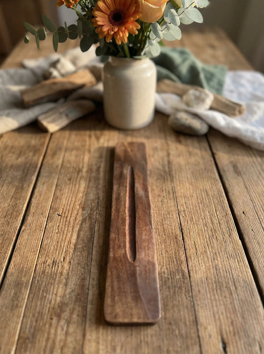 RÄUCHERSTÄBCHENHALTER natur - Alles auf Anfang - personalisierte Geschenke für Frauen