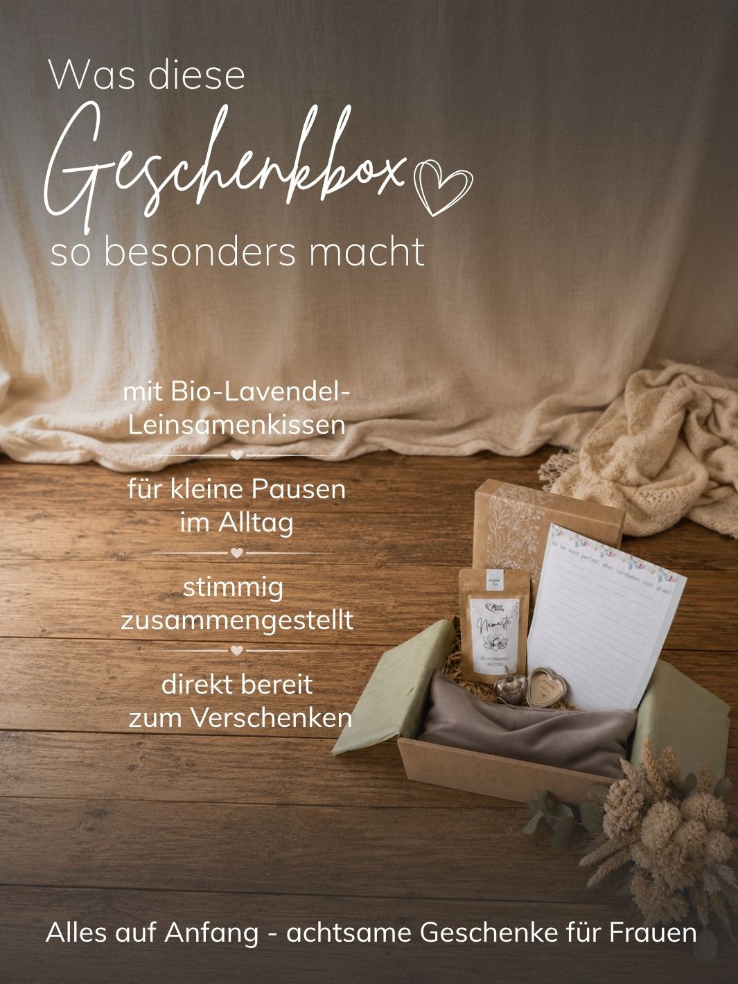 Leise Welt Geschenkbox. Achtsame Geschenke für Frauen bei Alles auf Anfang, Bedburg NRW