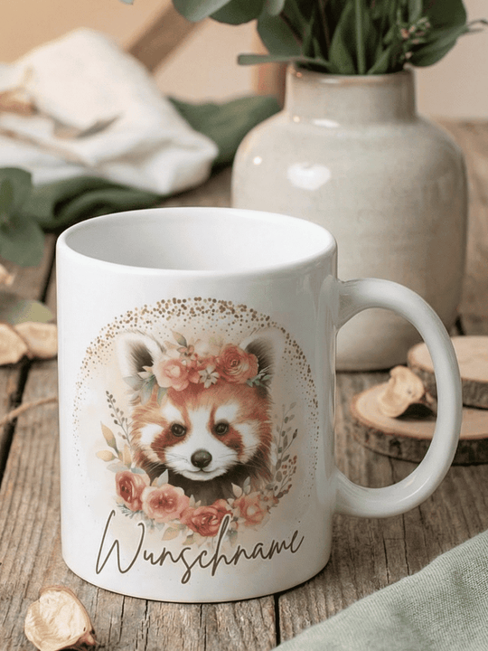 ROTER PANDA Tasse - Alles auf Anfang - personalisierte Geschenke für Frauen