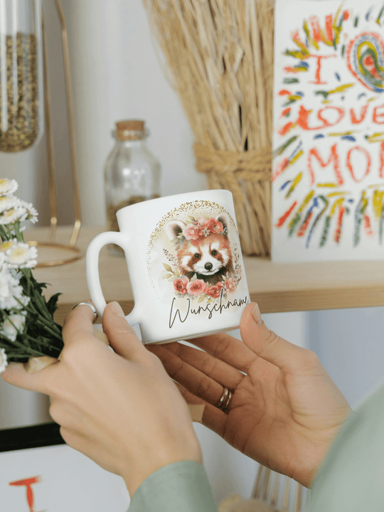 ROTER PANDA Tasse - Alles auf Anfang - personalisierte Geschenke für Frauen