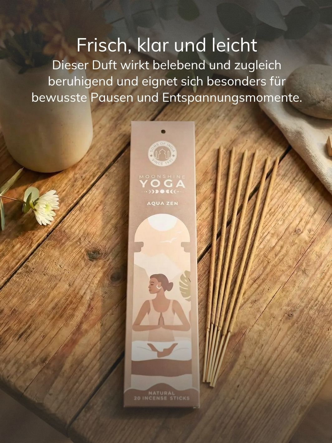 Räucherstäbchen klar &amp; Frisch-  achtsame Geschenke für Frauen bei Alles auf Anfang
