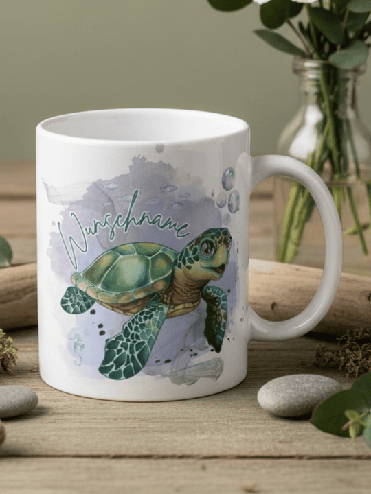 SCHILDKRÖTE Tasse - Alles auf Anfang - personalisierte Geschenke für Frauen