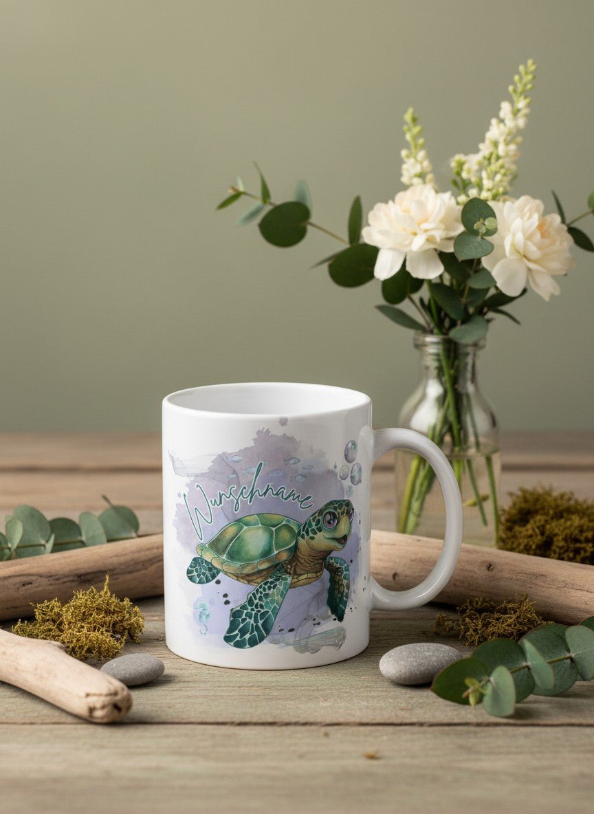SCHILDKRÖTE Tasse - Alles auf Anfang - personalisierte Geschenke für Frauen