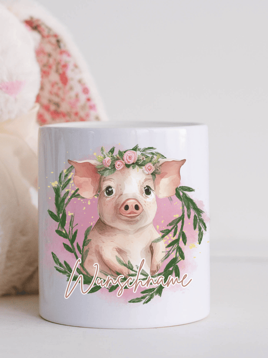 SCHWEINCHEN Spardose - Alles auf Anfang - personalisierte Geschenke für Frauen