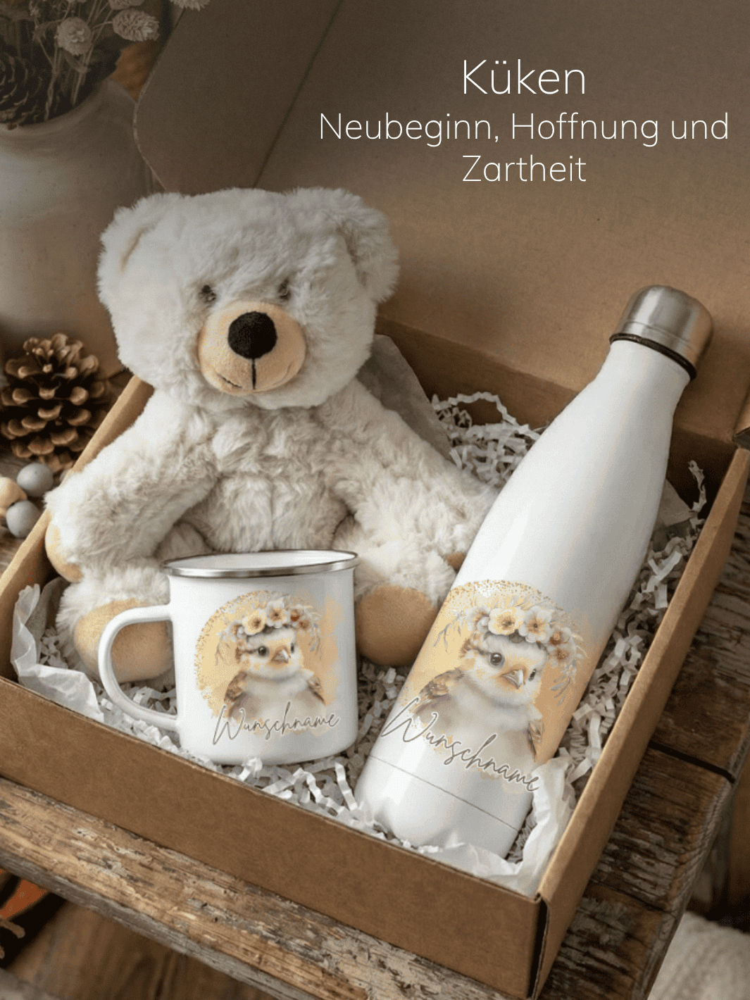 KÜKEN - SEELENTIER Geschenkbox (Motiv auswählbar) - achtsame Geschenke für Frauen bei Alles auf Anfang in Bedburg, NRW