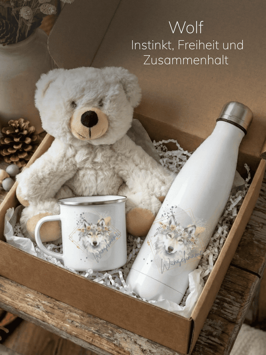 WOLF SEELENTIER (Motiv auswählbar) - personalisierbare, achtsame Geschenke für Frauen bei Alles auf Anfang in Bedburg, NRW